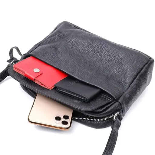 Сумка женская через плечо Grande Pelle 23х17х7 см sum0028540 - фото 2