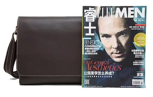 Чоловіча шкіряна сумка Vintage 34х25,5х5,5 см sum0012348 - фото 3