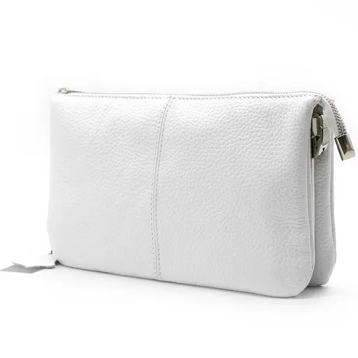 Кожаный женский клатч Grande Pelle 25х16х6 см sum0026479 - фото 3