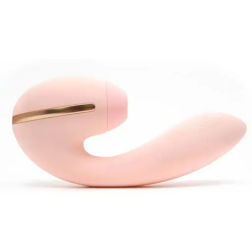 Вакуумний вібратор KisToy Tina Mini Light Pink - фото 2