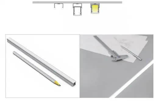 LED профіль підвісний з розсіювачем PC, 2м KLOODI KLP0809 2 - фото 2