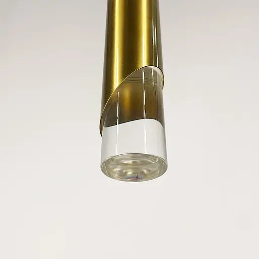 Видовжений латунний підвіс із акриловим розсіювачем | Арт. A 072/1 AB | Line F - фото 3