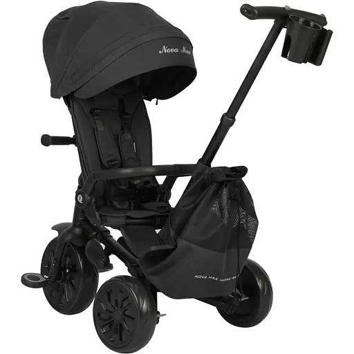 Велосипед трехколесный детский Qplay Nova Max складной Black (S703NovaMaxBlack) - фото 2