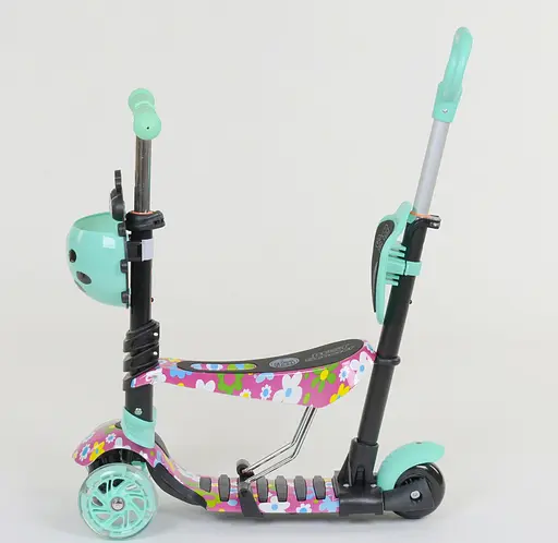 Самокат 5 в 1 Best Scooter 43702 бирюзовый - фото 2