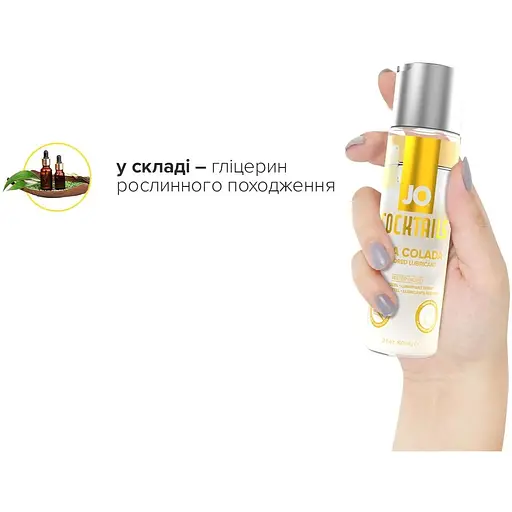 Лубрикант на водной основе System JO Cocktails - Pina Colada (60 мл) - фото 5