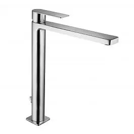 Смеситель для раковины высокий Paffoni Tango с донным клапаном chrome TA085CR, Хром - фото 1