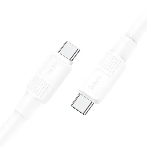 Кабель Hoco X84 Solid charging data cable 60W Type-C to Type-C білий