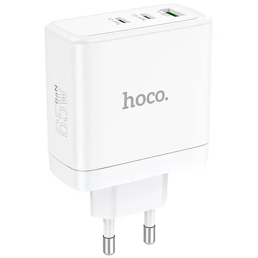 МЗП Hoco N30 Glory PD65W (2Type-C/1USB) White