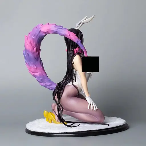 Коллекционная фигурка Qianye Demon Sister Chiba’s Indescribable Bunny Girl  +18 21 см Китай CH Q DS BS - фото 3