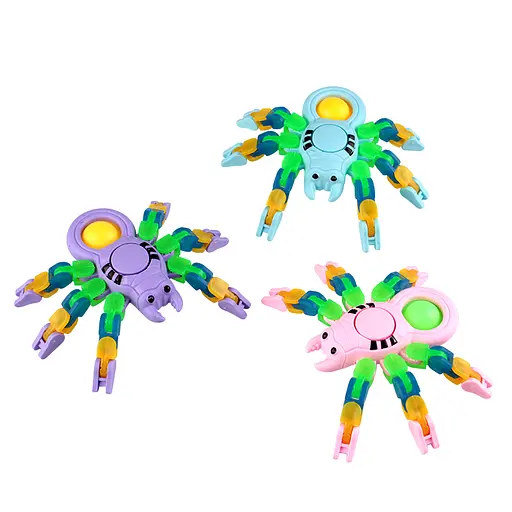 Ігрова фігурка Павук антистрес, 13x7.5 см, спінер, м’яка кнопка, A747 (В асортименті) - фото 2