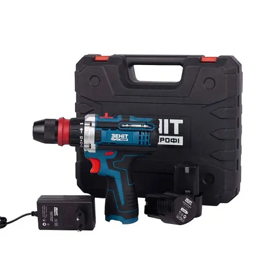 Шурупокрут-дриль акумуляторний Zenit Профі ЗПША-12/20 DFR 12В 2х2 А/год 25 Нм 350·1500 об/хв 1 кг - фото 4