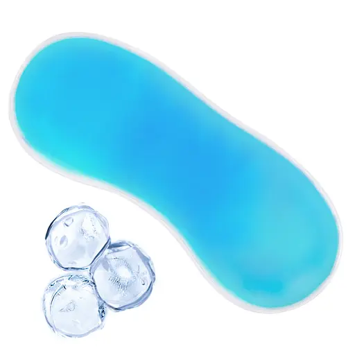 Маска для сну з мерсеризованої бавовни «Чумацький Шлях» з нековзкою резинкою та охолоджуючим гелевим вкладишем в Подарунковій упаковці Чорний (1143-02) - фото 5