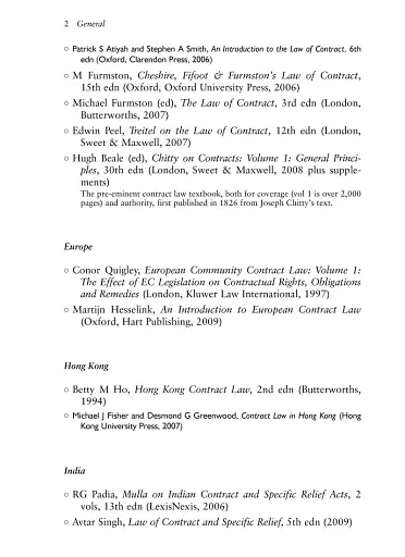 Contract Law: An Index and Digest of Published Writings - фото 9
