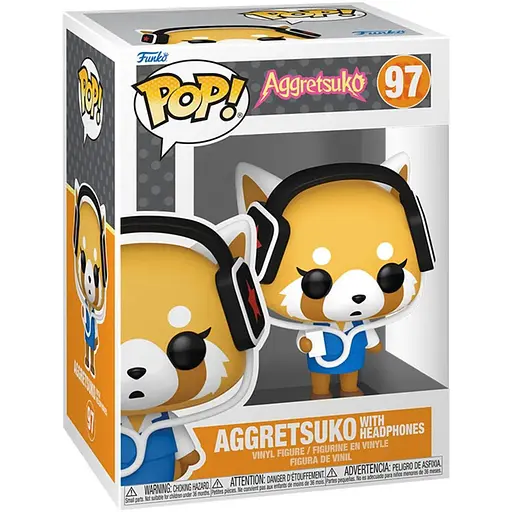 Ігрова Колекційна фігурка Funko POP! серії Sanrio - Агресивна Рецуко в навушниках