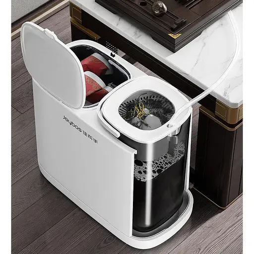 Ведро для сухих отходов и жидкости JOYBOS двухсекционное  - фото 8