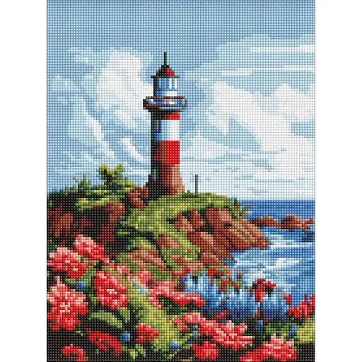 Алмазна мозаїка без підрамника Мальовничий край Ідейка AMC7986, 30х40 см - фото 1