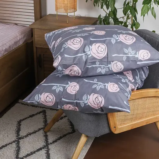 Комплект постільної білизни Viluta двоспальний ранфорс 20127 100% бавовна - фото 6