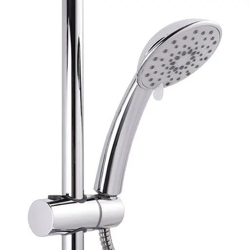 Душова система Wezer WOG16-153, поворотний вилив - перемикач на лійку/душ, хром - фото 3