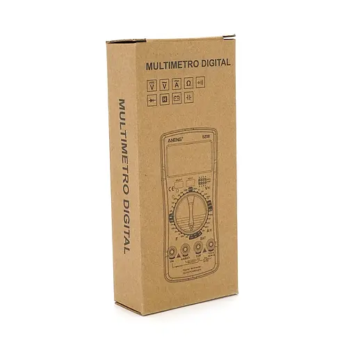 Мультиметр ANENG AN-SZ08+, измерение: V, A, R, C, T, F, функция hFE - фото 3