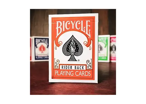Карты игральные United States Playing Card Company Bicycle Rider Back Orange deck (ВР_КИБРБОД) - фото 3