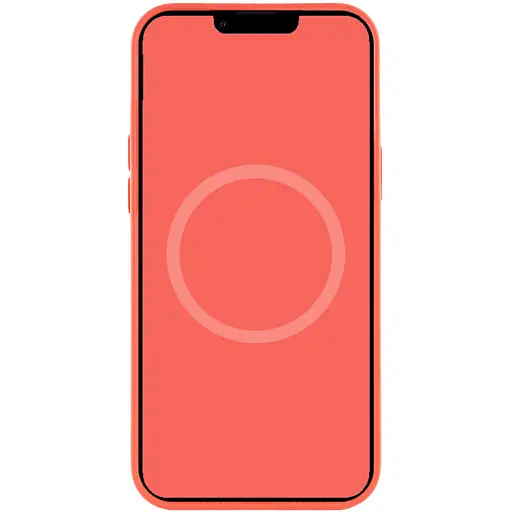 Чохол Silicone case AAA with Magsafe and Animation для Apple iPhone 12 Pro Max 6.7 Помаранчевий/Pink citrus - фото 4