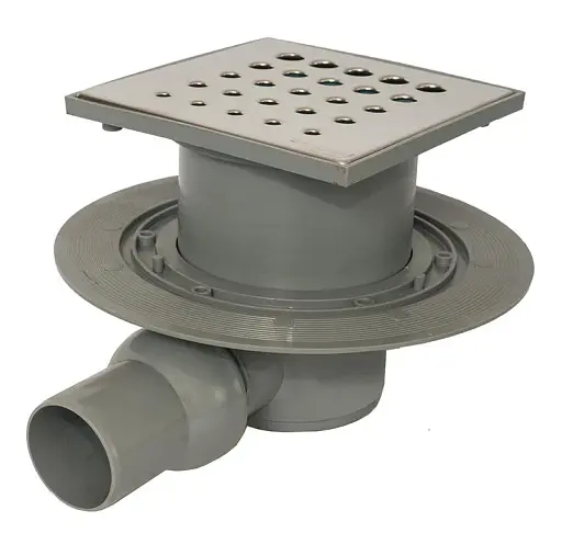 Душовий трап Pestan Confluo Drops-1 боковий 15x15 см (240159) - фото 3