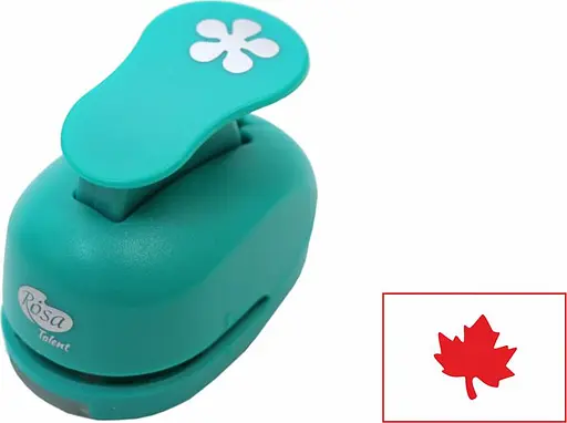 Фигурный дырокол Листок 1 1,6см Rosa Talent