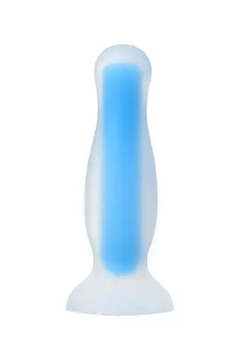 Анальна пробка Toyfa Beyond Namor Glow 12.5 см (блакитний) - фото 3