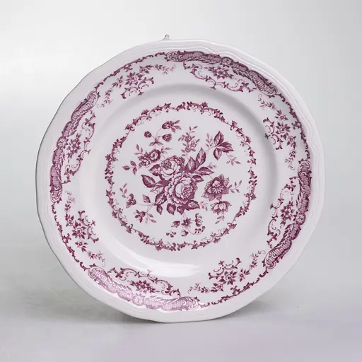 Столовый сервиз фарфоровый Bitossi 32 предмета на 6 персон, розовый Yiwu YY78-3A - фото 7