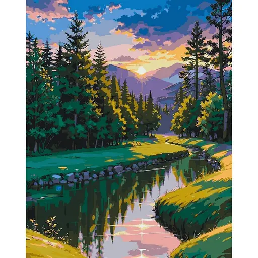 Картина за номерами "На світанку" Art Craft 11038-AC 40x50 см - фото 1