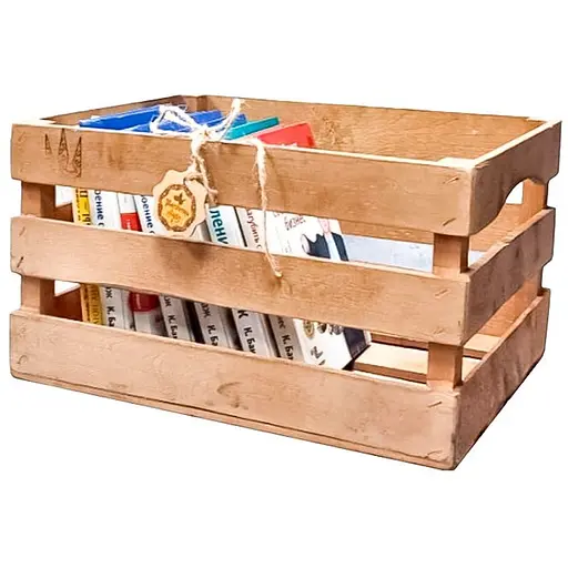 Ящик для зберігання Maysternya дерев'яний 39х28х22 см (8950)