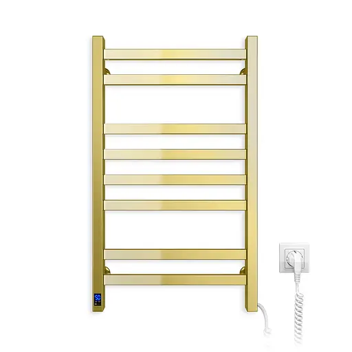 Электрический полотенцесушитель Navin Авангард 480x800 Sensor правосторонний с таймером, под золото 10-428053-4880, Золотой, Правое, Электронный - фото 4