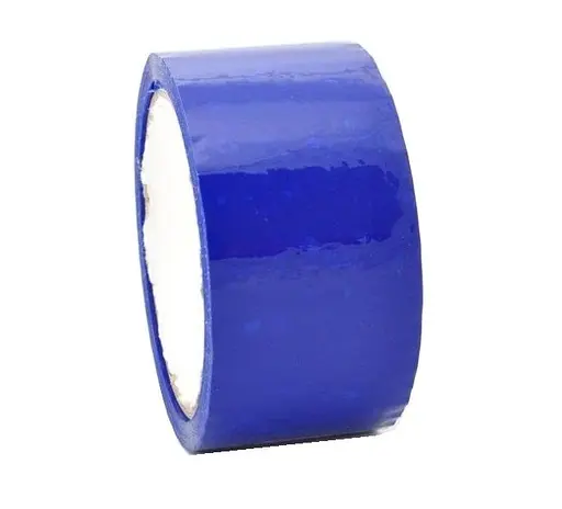 Скотч цветной, 48 мм х 50 ярдов х 40 мкм, синий 03235