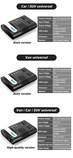 Автомобильный инвертор Asometech 12V 220V 200w Сетевой фильтр - фото 4