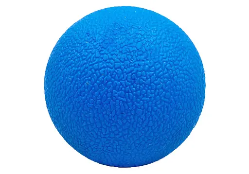 Масажний м'ячик EasyFit TPR 6 см синій (EF-2075-BL) - фото 1