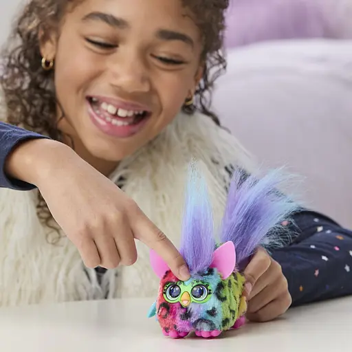  Іграшка інтерактивна Furby DJ Furblets Rain-Bow-Kat Mini Electronic Plush Toy (G1783) - фото 5