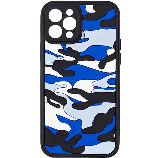 Чехол Epik TPU+PC Army Collection для Apple iPhone 12 Pro 6.1 Синий