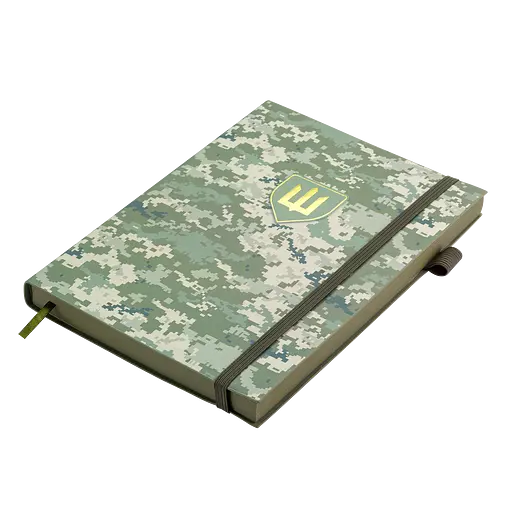 Ежедневник недатированный Buromax Military A5 искусственная кожа 336 страниц светло-зеленый (BM.20700-15) - фото 5