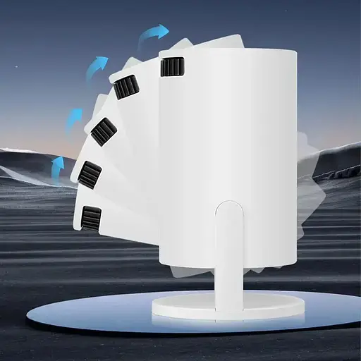 Портативный домашний проектор Rotundity M5 с WiFi и пультом для просмотра фильмов Широкоэкранный 16:9 Белый - фото 4