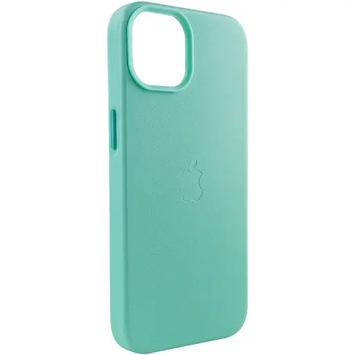 Шкіряний чохол Leather Case AA Plus with MagSafe для Apple iPhone 12 Pro Max 6.7 Ice - фото 4