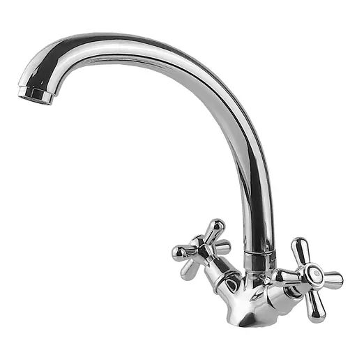 Змішувач для кухні Globus Lux GB-SHARM-0104-08-WH - фото 1