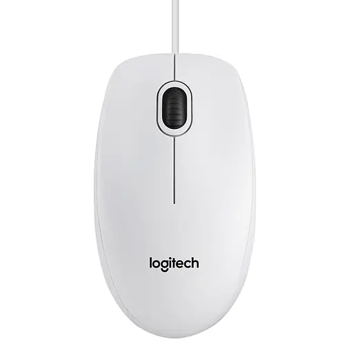 Мышь Logitech B100 USB White (910-003360) - фото 1