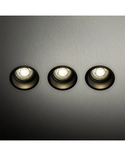 Точковий світильник Nowodvorski 10794 Cup GU10 3x10W IP20 чорний - фото 7