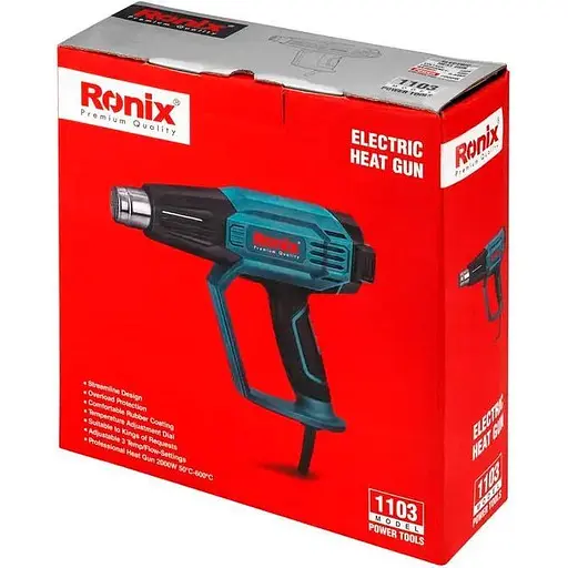 Фен будівельний Ronix 1103 [119907] - фото 8