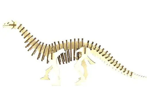 Дерев'яний конструктор Бронтозавр 50 деталей - фото 7