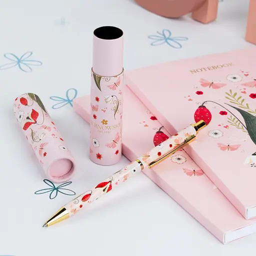 Ручка кулькова автоматична Axent Turnowsky Secret Garden синя (AB1107-02-1-A-TR) - фото 3