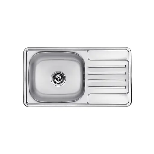 Кухонная мойка Kroner KRP Satin-7642 (0,8 мм) CV025282, Satin - фото 1