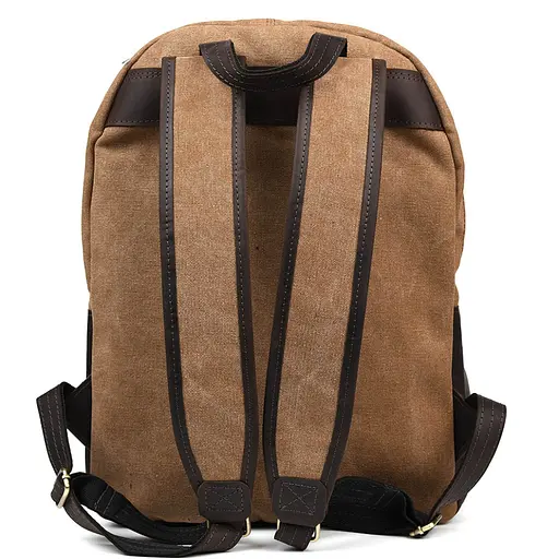 Кожаный мужской рюкзак TARWA 40х31х13 см nsa0001344 - фото 2