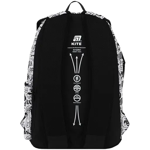 Рюкзак Kite Education teens 949M HP Черно-белый (HP26-949M) - фото 7