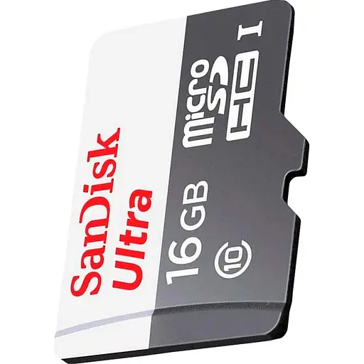 Карта памяти SanDisk microSDHC 16GB UHS-I Ultra A1 R-100MB/s (SDSQUNR-016G-GN3MN) (114283) - фото 2